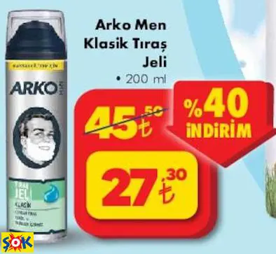 ARKO MEN KLASİK TIRAŞ JEL